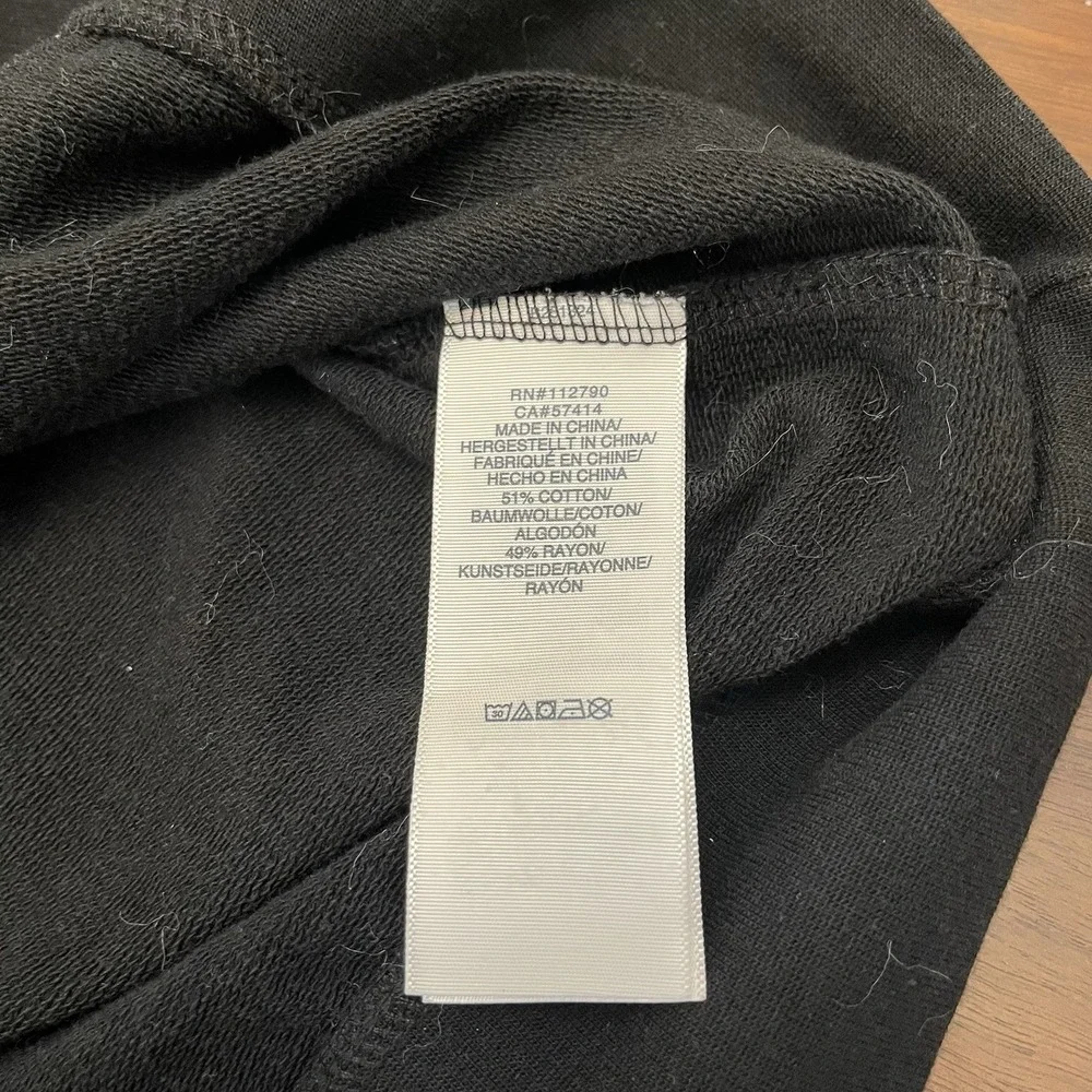 True Religion Men's XL Relaxed Mock Quarter Zip Embroidered Logo Sweater